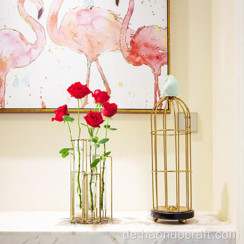 Creative European flower arrangement test tube vase living room decoration